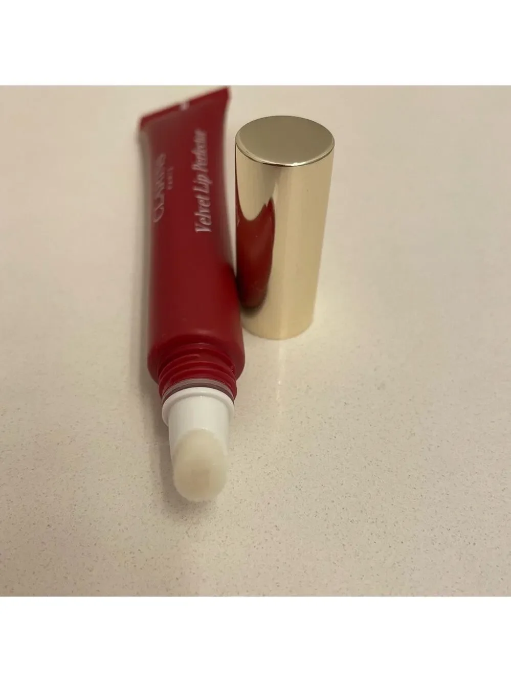 Clarins Velvet Lip Perfector Matte Liquid Lipstick 03 Velvet Red - NWOB